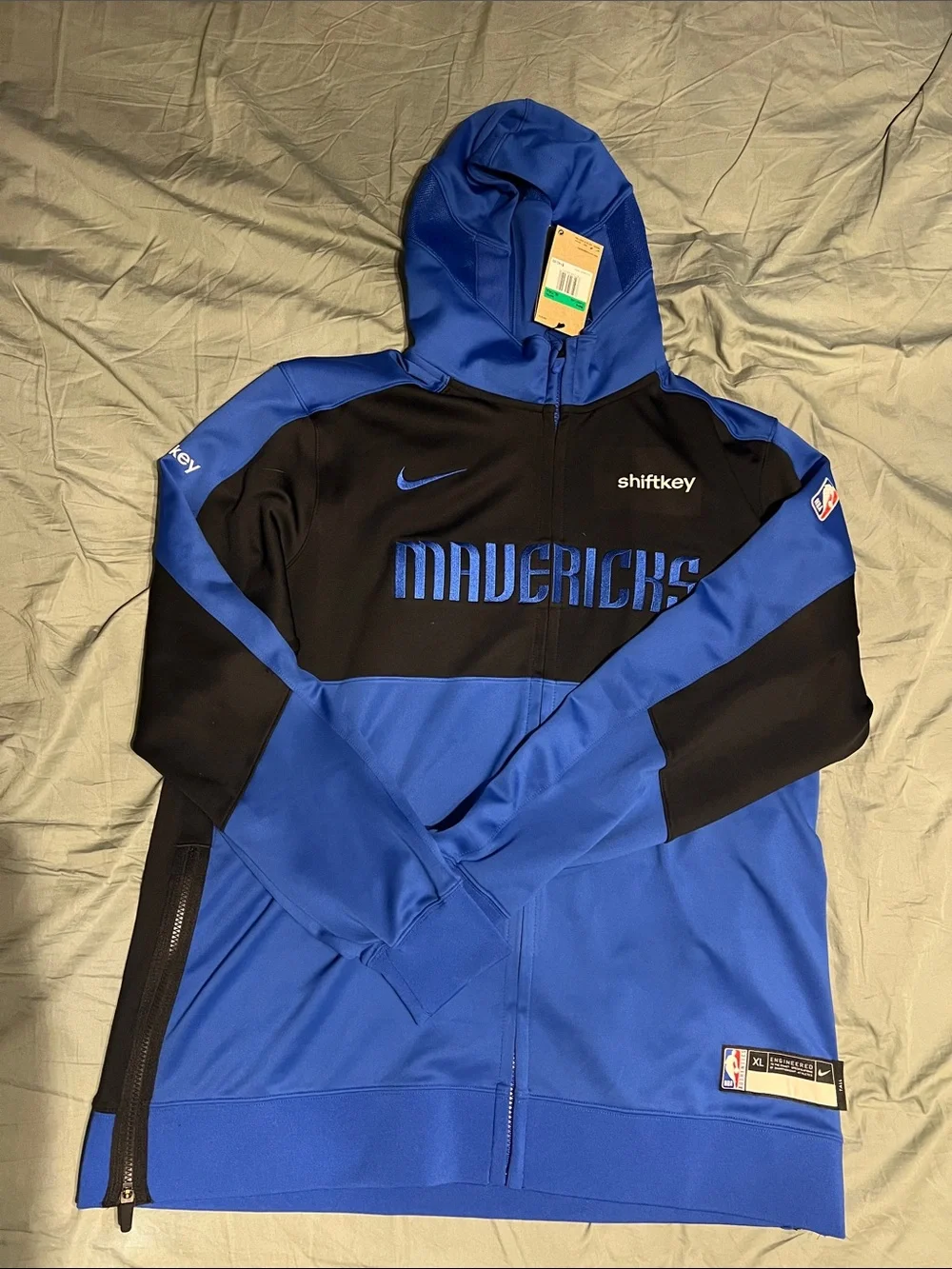 Nike Authentic NBA Dallas Mavericks Zip-Up WarmUp Jacket